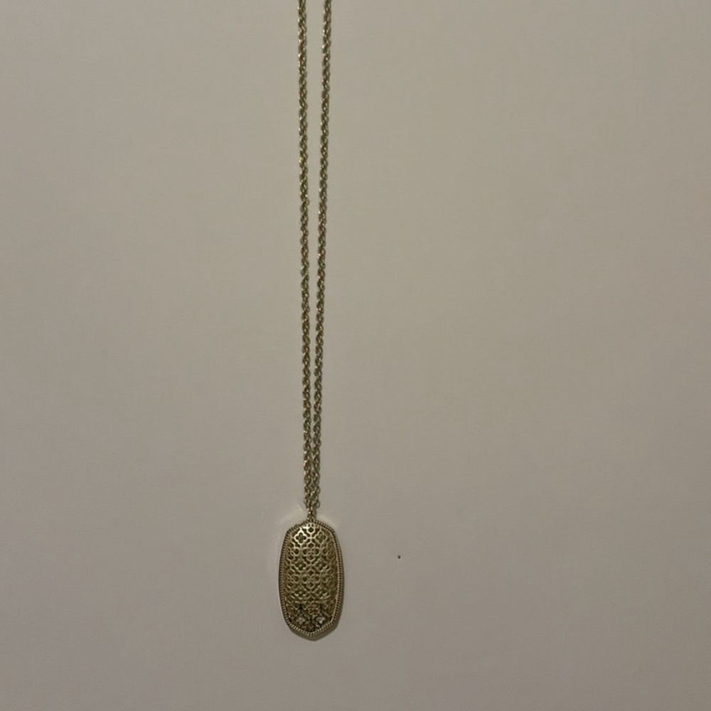 Kendra Scott Rae Filigree Long Pendant Necklace